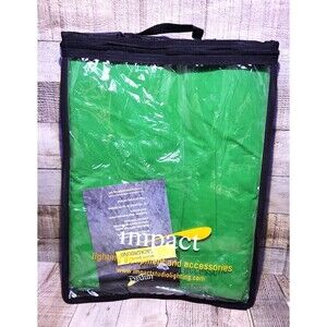 Impact BG-CG-1012 Chroma Green Muslin Background Sheet 10’ x 12’ Green Screen